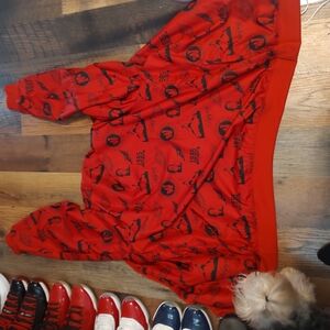 Red Graphic Hoodie